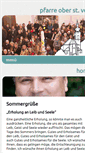 Mobile Screenshot of pfarre-oberstveit.at
